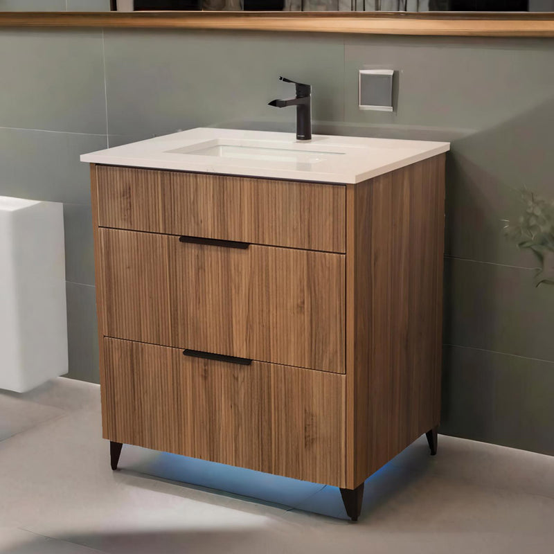 addison 30" bathroom vanity in walnut