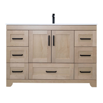 Hilton 48", Butterscotch Solid Wood Premium Collection Bathroom Vanity - HT1048-BS