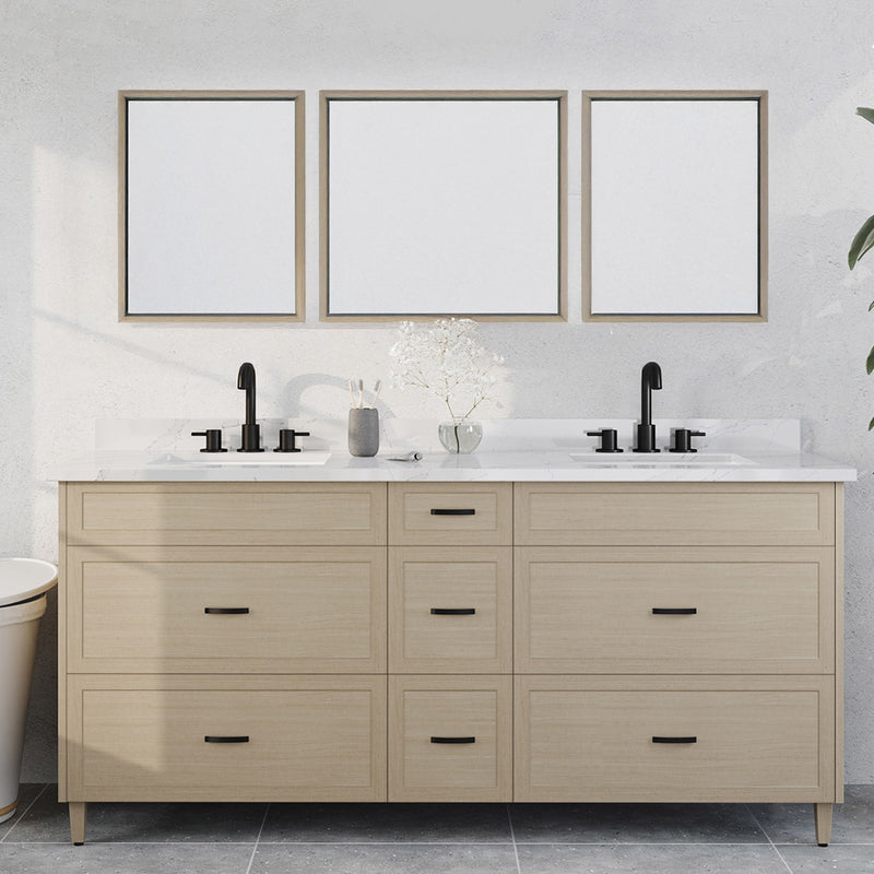 Winston 72", Double Sink Bathroom Vanity WT9872D-DR