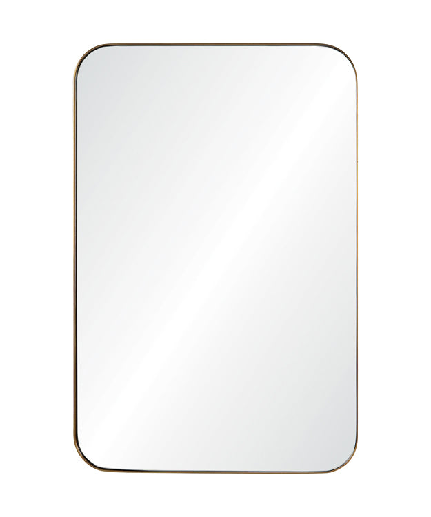 Rectangular Brushed Gold Mirror TM827416 – Tanyas & Co.